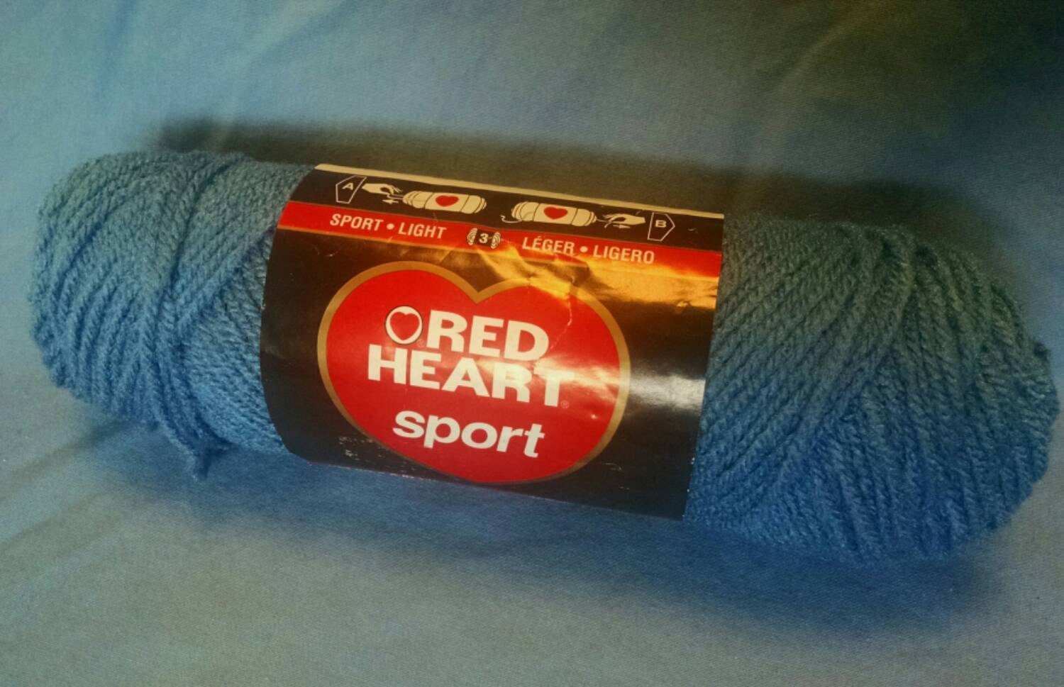 Red Heart Sport Yarn Wedgewood Blue