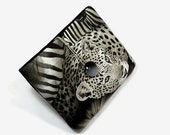 Hand Crafted Tablet Case from Leopard Fabric /Case for iPad Mini, Kindle Fire HD 7, Samsung Galaxy HD 7, Nook HD 7, Google Nexus
