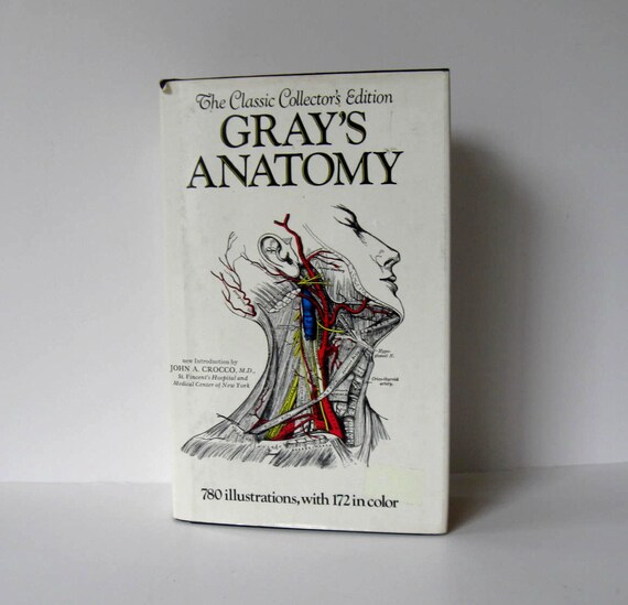 Vintage Gray's Anatomy Medical textbook Collector's