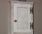 Christmas in July 10% Off Cabinet, FREE SHIPPING, Wall, Small, Medicine, Curio, Shabby, Chic, Rustic, Primitive, Cottage