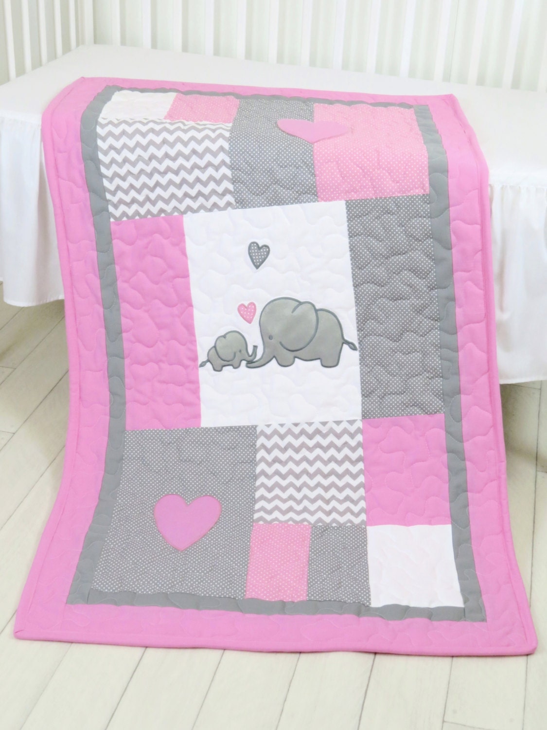 Noah's Friends 10" Elephant Blanket