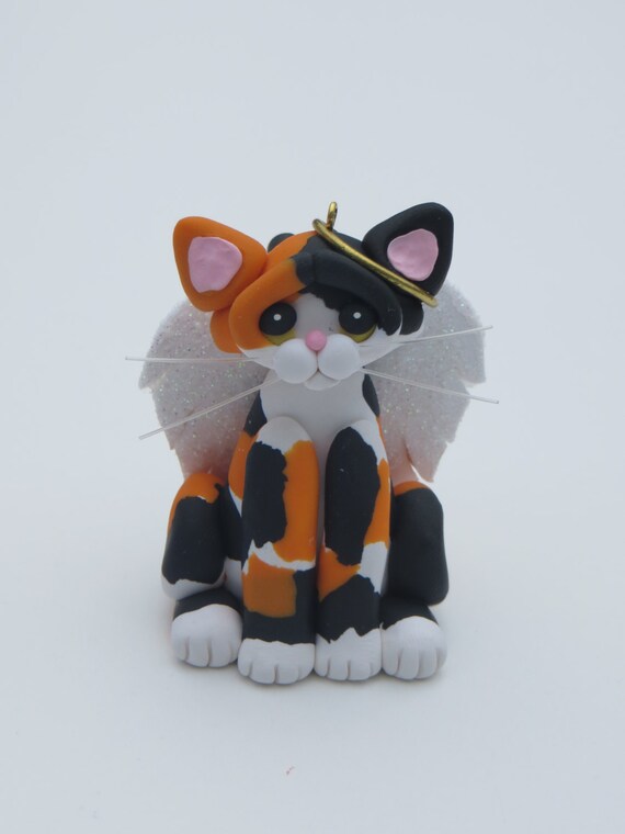 calico cat angel christmas ornament figurine by calico cat angel christmas ornament figurine by