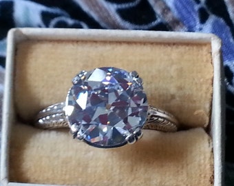 Antique Engagement Ring Edwardian Style Engagement Ring