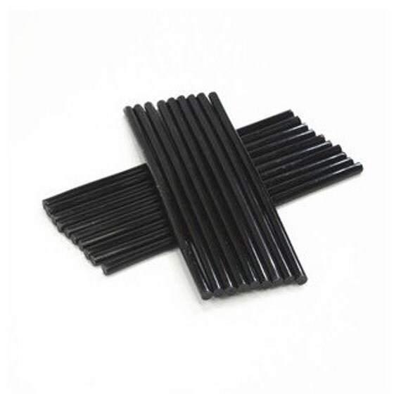 10pcs black hot glue stick size11x200mm by rockspike on Etsy