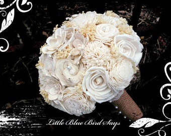 Rustic bridal bouquet Sola bouquet | wedding bouquet | bridal bouquet | sola flower bouquet | keepsake bouquet | rustic wedding