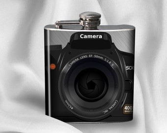 SALE! Camera Flask - Gift for Wedding Photographer