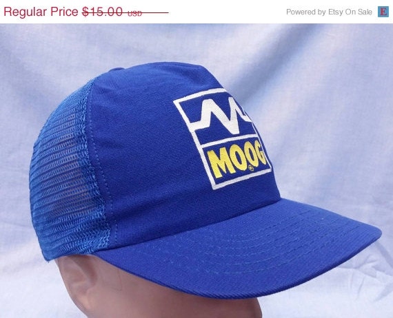 Vintage Moog cap hat made in USA mesh snap back by CheAmeVintage