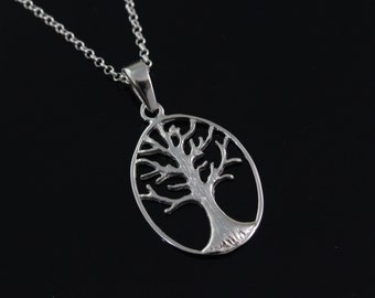 925 Sterling silver tree of life Necklace, Silver tree of life Jewelry, tree of life pendant, tree of life, tree of life necklace. CHPL5061