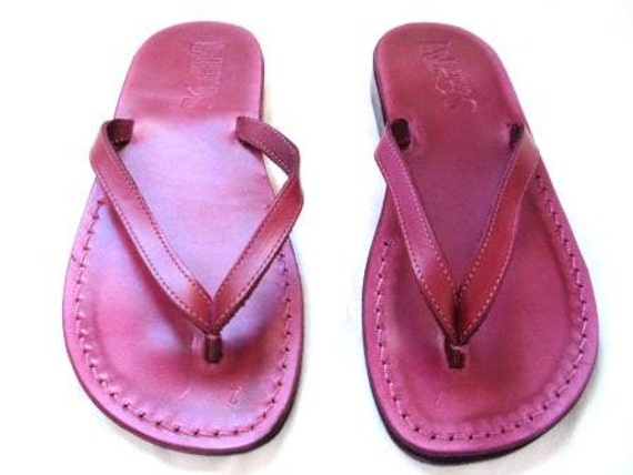 SALE ! New Leather Sandals MERMAID Women's Shoes Thongs Flip Flops ...