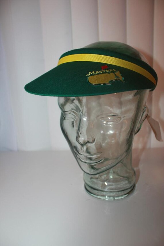 US Masters Women Green VISOR wpga pga GolfHAT by CouturePrototype