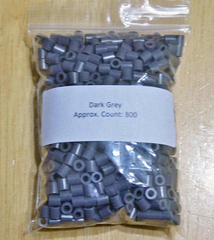 Perler Beads 800 Dark Grey Perler Beads by CreativeXpression1