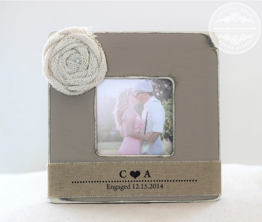 Personalized Engagement Picture Frame Engagement Gift