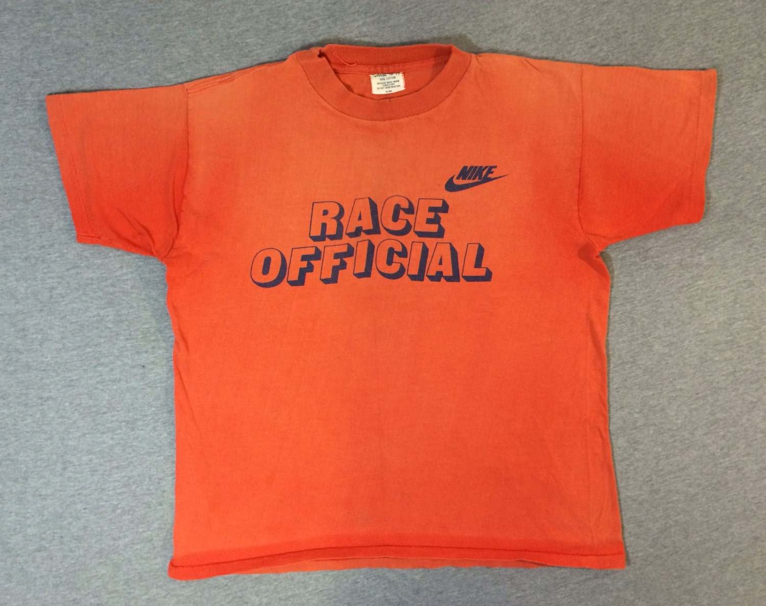 NIKE Shirt 1970's Vintage/ Rare 70's Original RACE