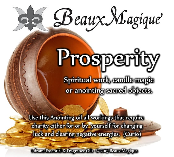 Prosperity Anointing Oil by BeauxMagique on Etsy