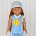 softball outfit for 18 inch doll
