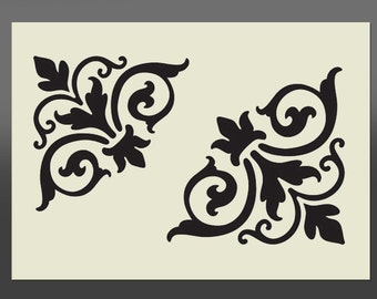 victorian stencil etsy