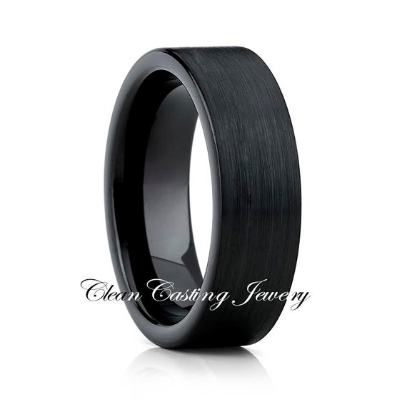 Black Tungsten Band Men Tungsten Ring Black Tungsten Band Black ... Black Tungsten Band Men Tungsten Ring Black Tungsten Band Black ...