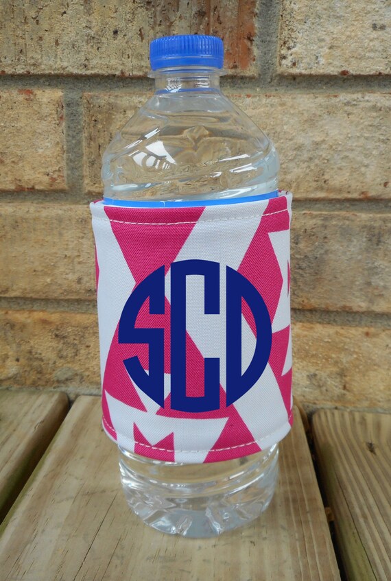 Monogrammed Drink Koozie Personalized Beverage by TheGiftingSpot