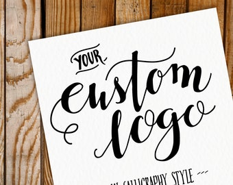 Custom Calligraphy Logo Design // Hand Lettering // Small Business //