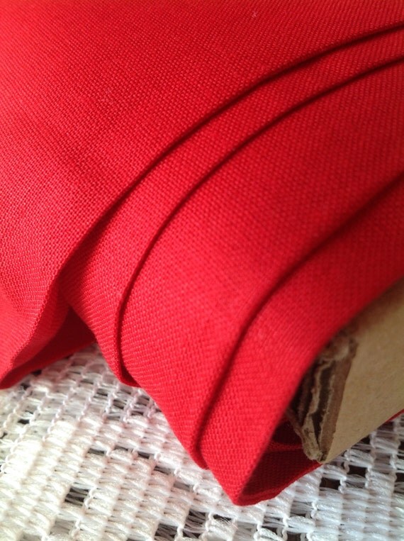 Red Muslin Fabric Unbleached 44 By The Yard Sewing