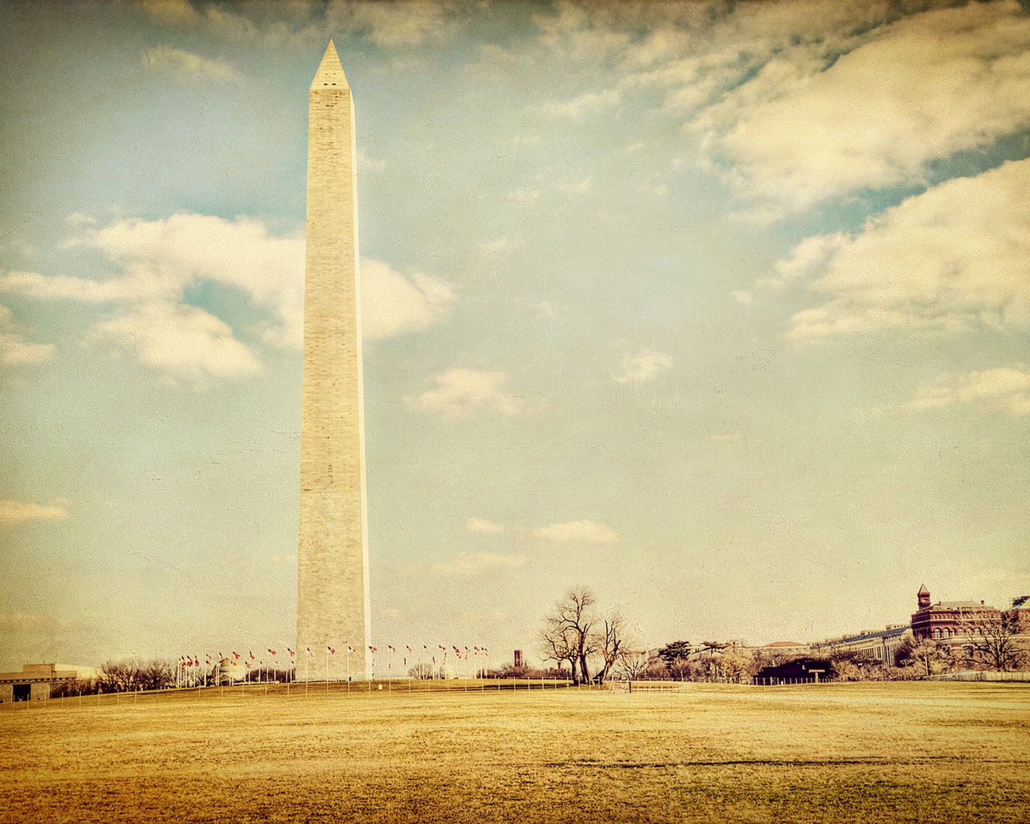 Washington Monument Art Print Washington DC Photo US Capital