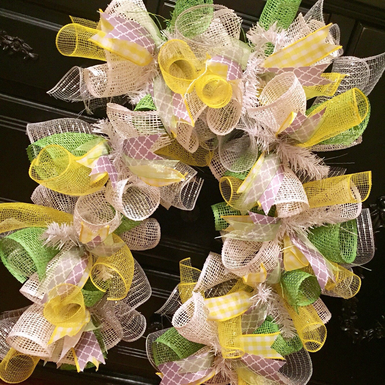 Summer garland deco mesh garland Summer Citrus by ChicAffair