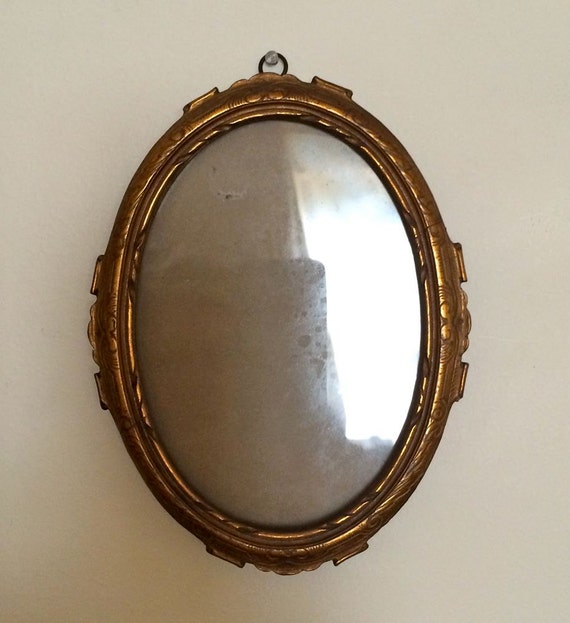 Antique Brass Oval Photo Frame 1910 1918 by SouthernLadyEstates