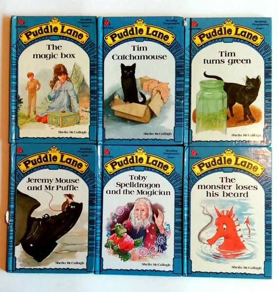 Vintage Ladybird books. Puddle Lane stage 1. by StrawberryfVintage