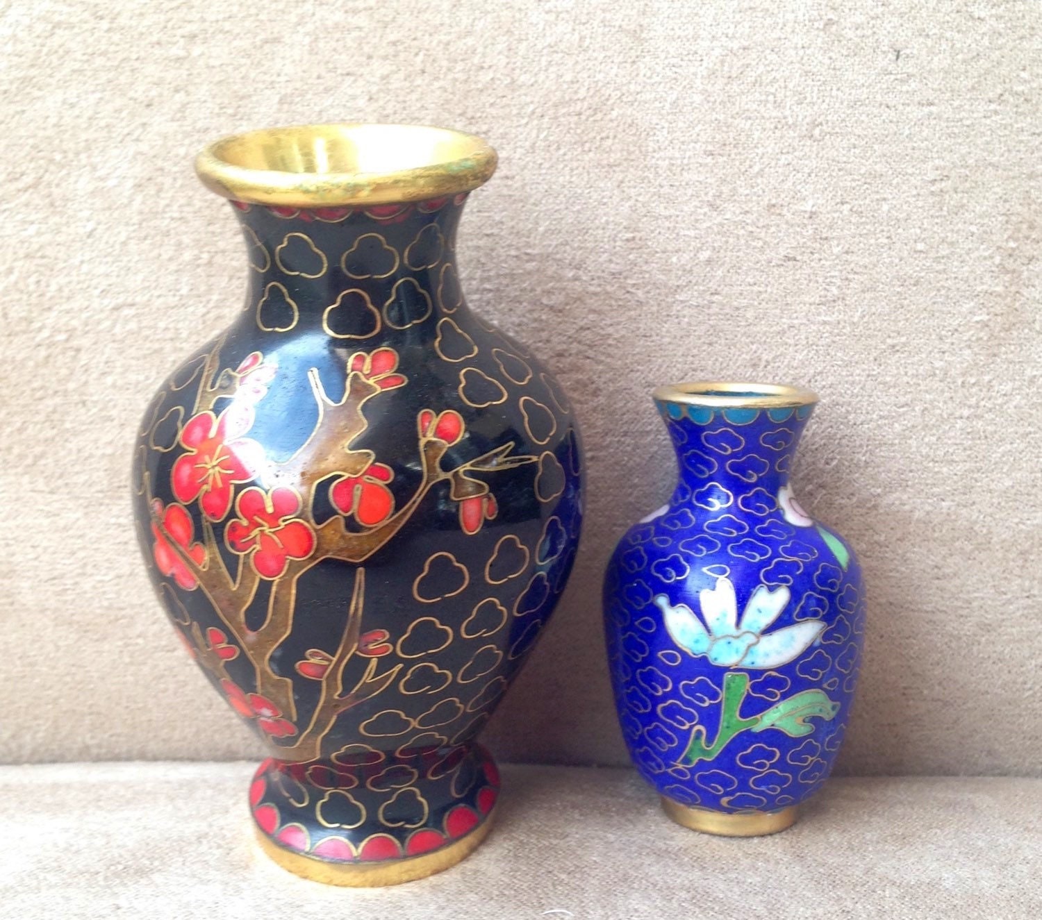 cloisonne mini vase