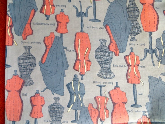 Items similar to Vintage Fabric Sewing Themed Fabric - Cotton on Etsy