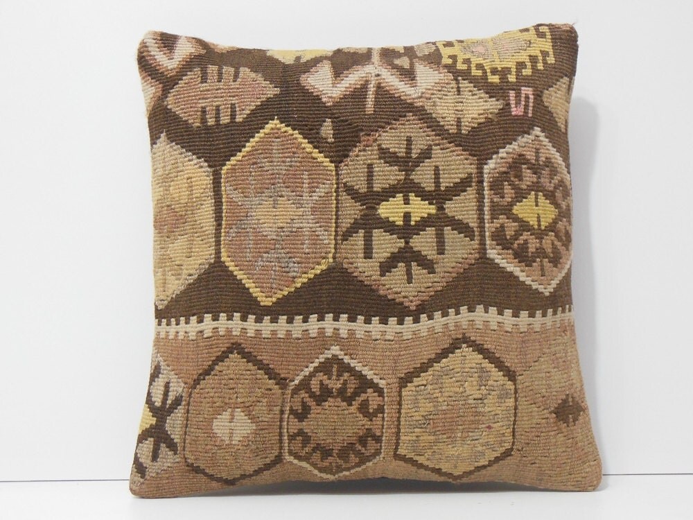 brown pillow cover brown pillow case brown by DECOLICKILIMPILLOWS