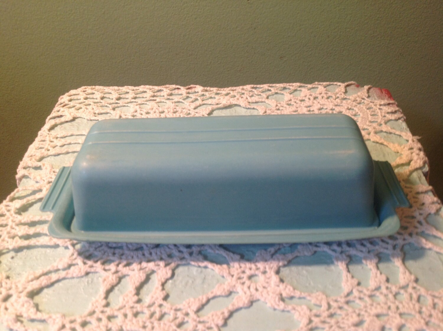Vintage Plastic Butter Dish Haute Juice