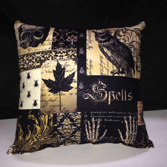 Gothic Halloween Throw/Accent Pillows set of 2 Pillows