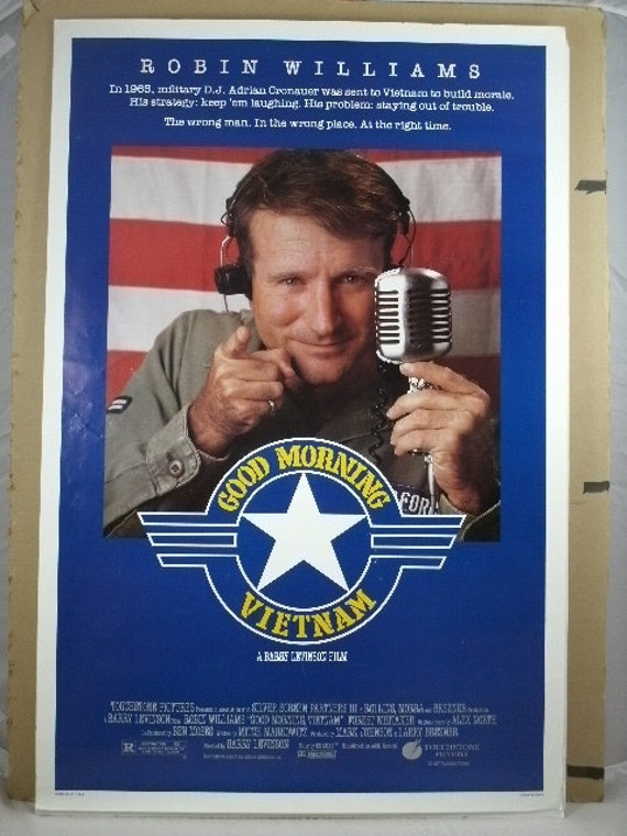 Movie Poster GOOD MORNING VIETNAM Original 1987