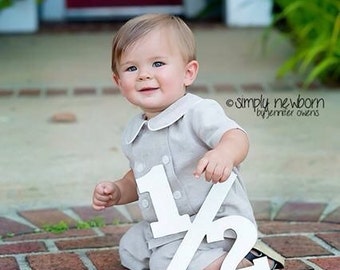 Half Birthday- 6 months / Photo Prop/ FREE RUSH Order / NOT painted