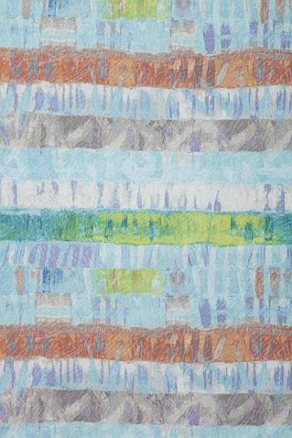 RIVERWOODS ShoreLine Panel Beach towel Strip Fabric by Marcia