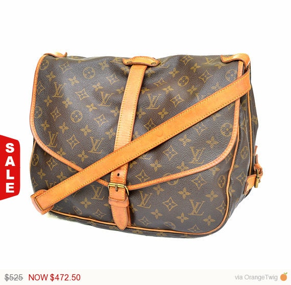 Sale Authentic Louis Vuitton SAUMUR 35 Messenger by MySunnyStore