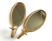 sconce gold sconces oval mirror ornate popular items irror candles iron frame