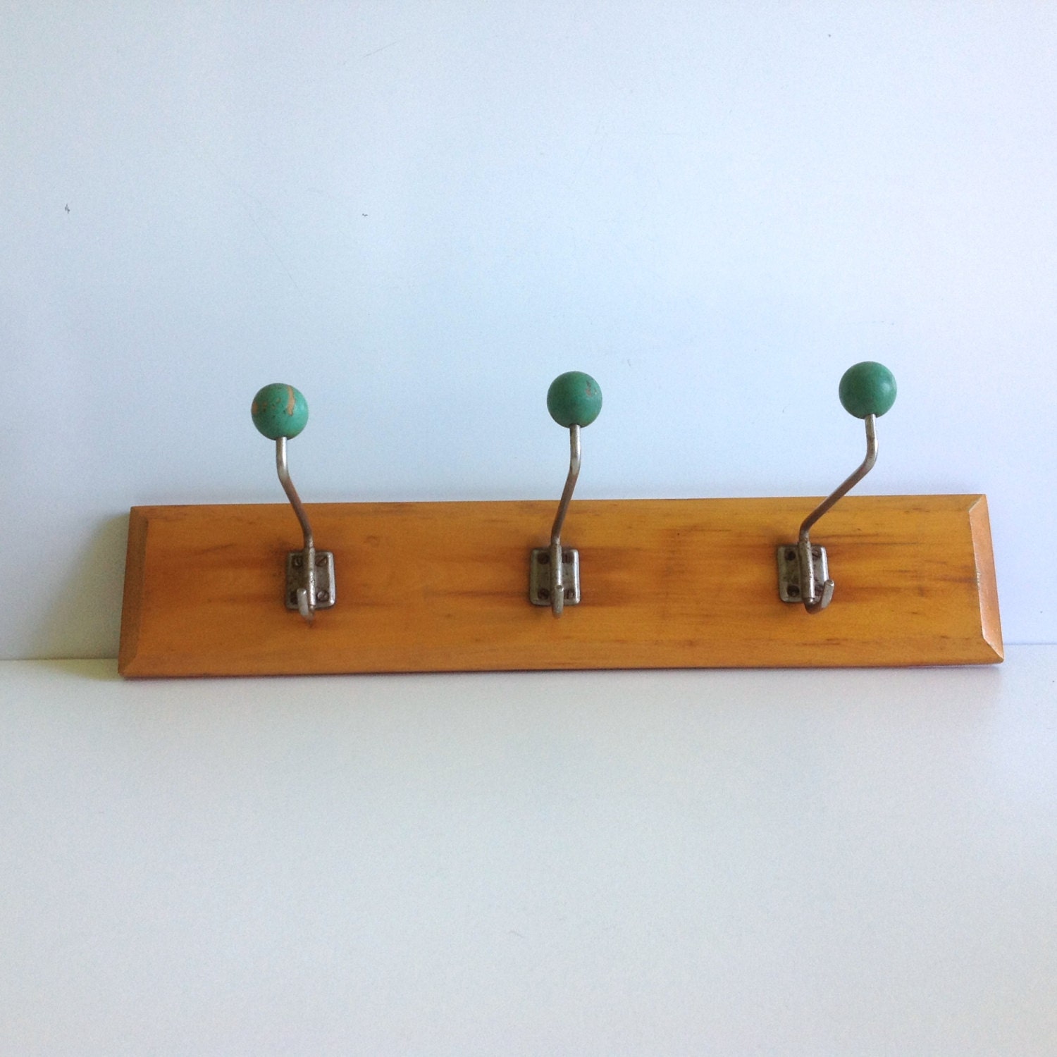 Vintage soviet coat rack / coat hooks /industrial loft style / atomic