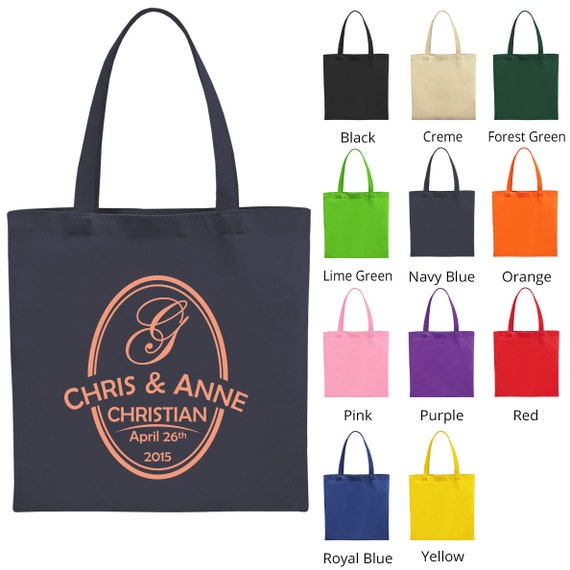 ... Wedding Favors - Personalized Tote Bags - Wedding Bags - Custom Bags