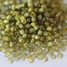 TOHO Seed Bead 6/0 ~ Inside-Color Luster Black Diamond/Opaque Yellow Lined ~ 8 Grams (TR-06-246) C-2