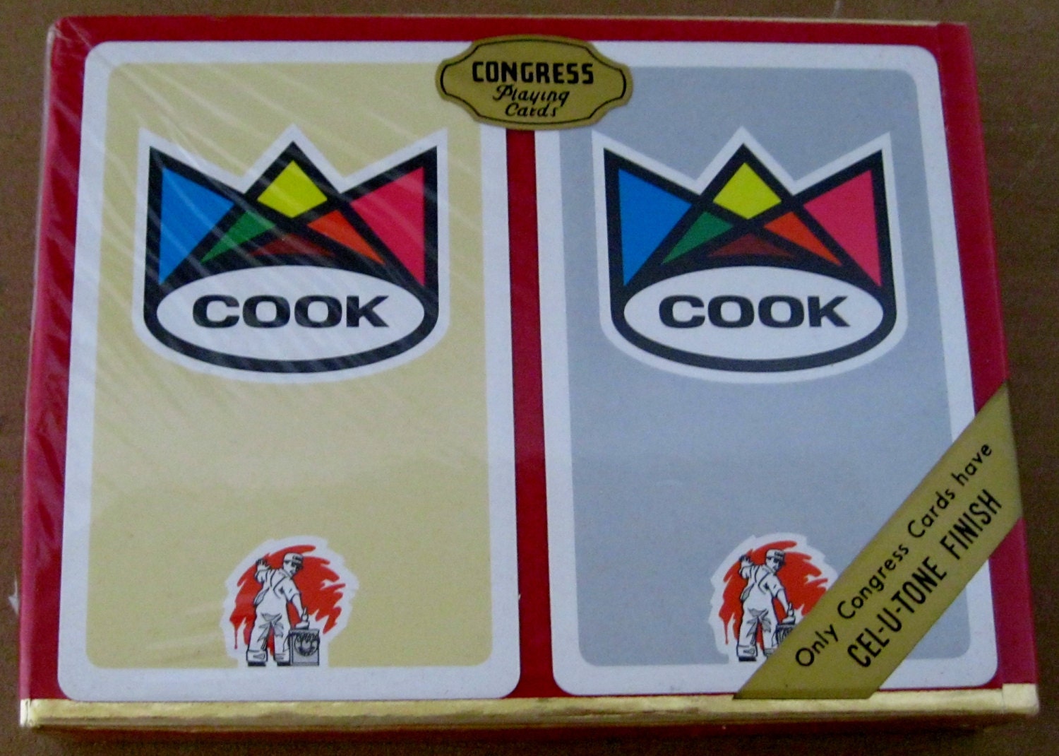 Vintage And Sealed Congress Playing Cards By Cyclonecollectibles