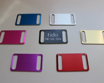 Pet Tags Diamond Deep Engraved Slider Pet ID Tags