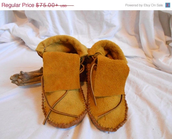 making moccasins out of deer hide
