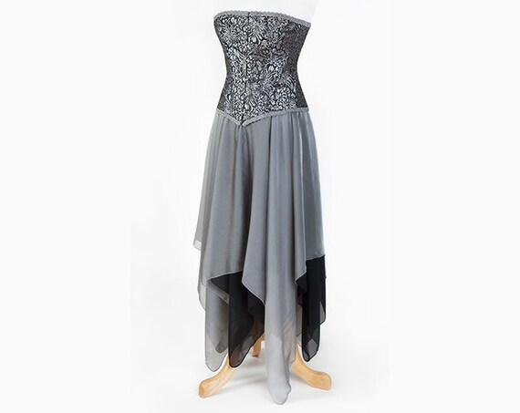 Midnight Mirage Corset Skirt Set