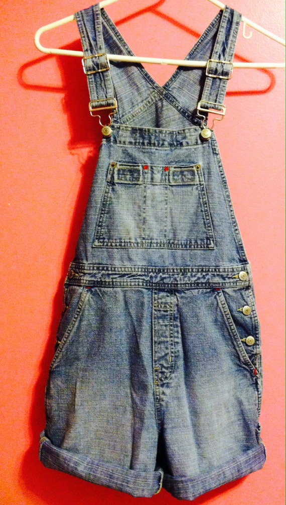 Vintage GAP Denim Overalls Cut-off and Cuffed
