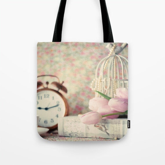 Tote Bag, Canvas tote, large tote, market tote, fall bag, flower bag ...
