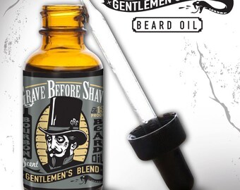 GRAVE BEFORE SHAVE Gentlemen's Blend Beard Oil (Bourbon Scent)