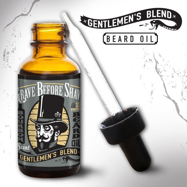 GRAVE BEFORE SHAVE Gentlemen's Blend Beard Oil Bourbon
