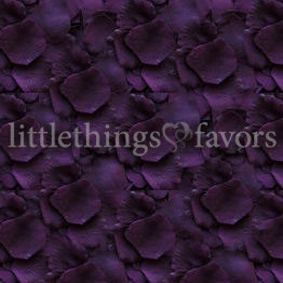 Eggplant Purple Rose Petals Eggplant Silk Rose Petals DIY